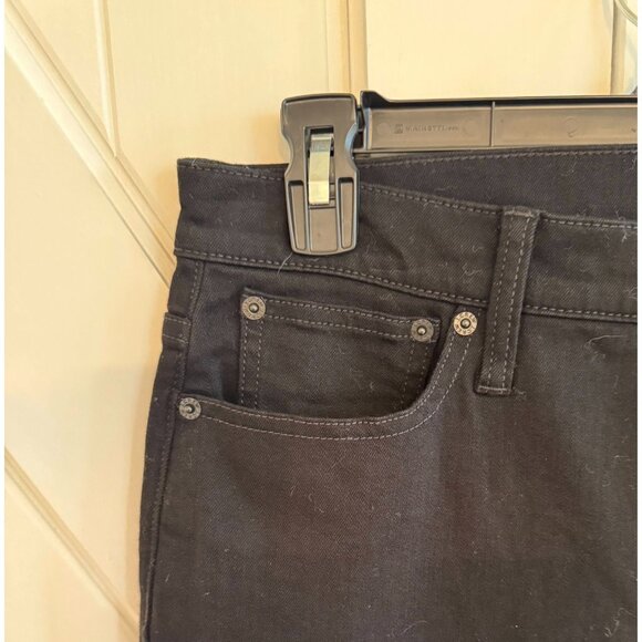 NWT J.Crew Black Mid-Rise Flare Crop Signature Stretch Jeans Womens Size 31 - Picture 10 of 10